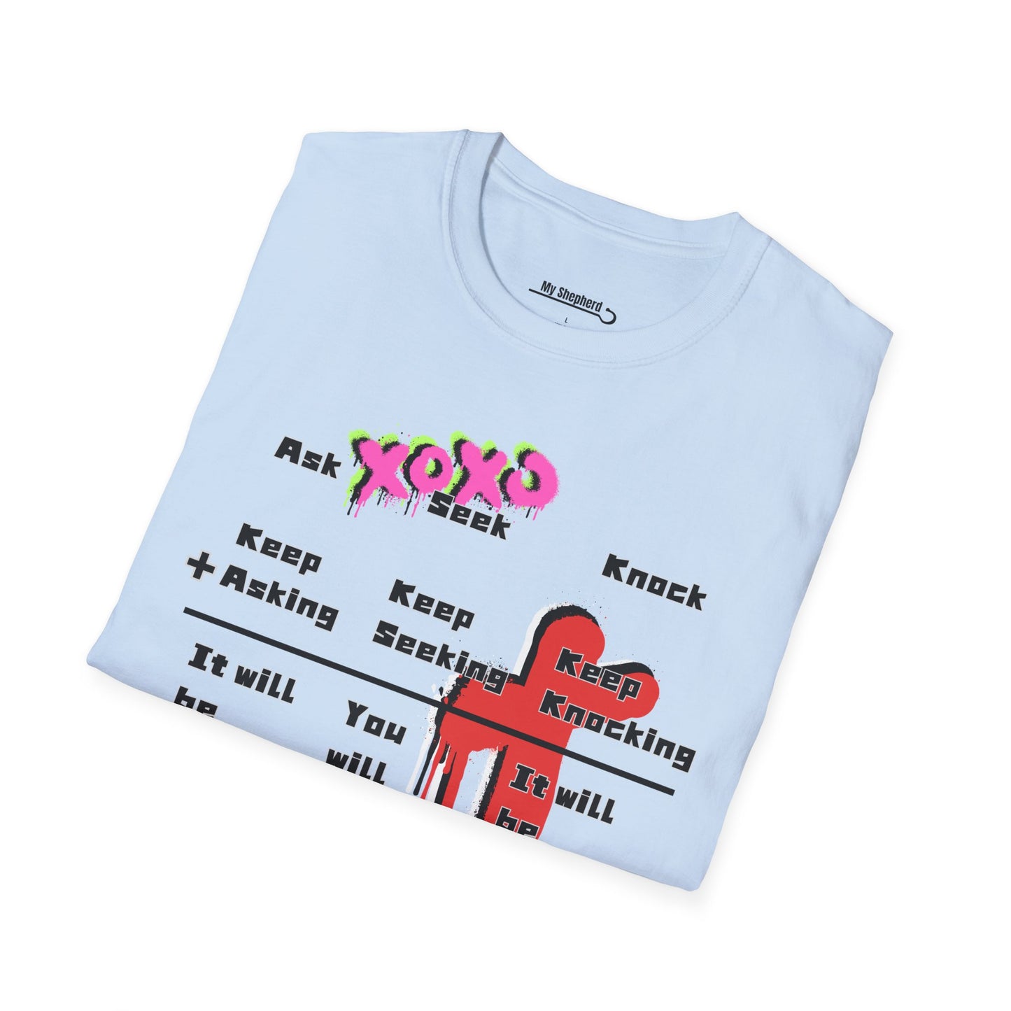 Ask, Seek, Knock (sprayed)