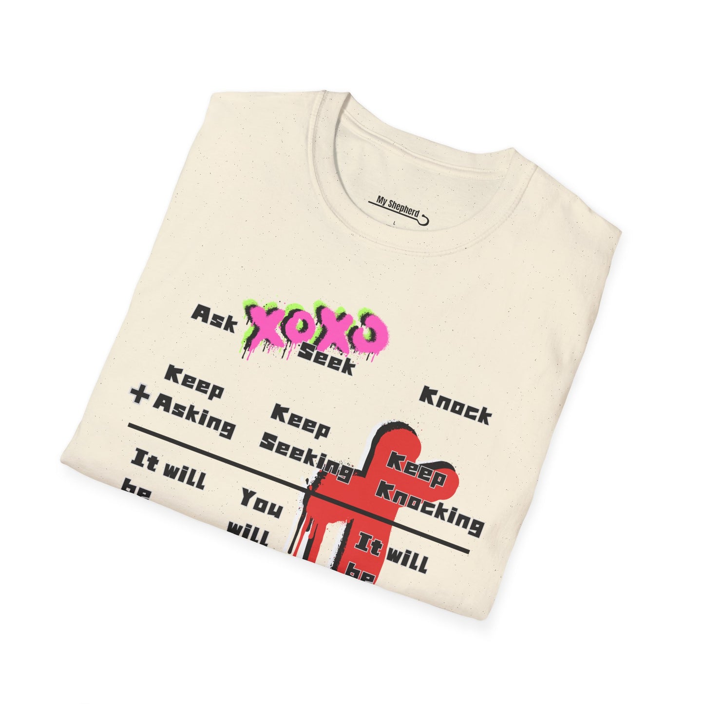 Ask, Seek, Knock (sprayed)