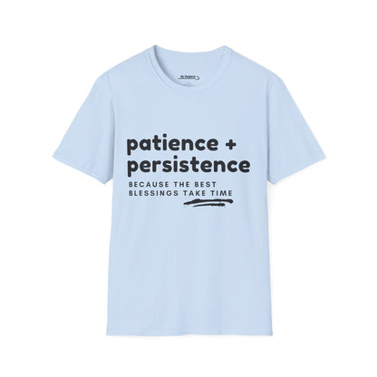 Patience and Persistence