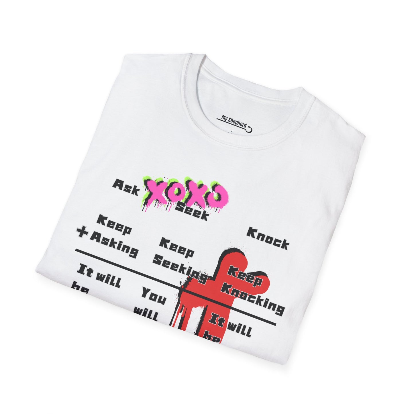 Ask, Seek, Knock (sprayed)